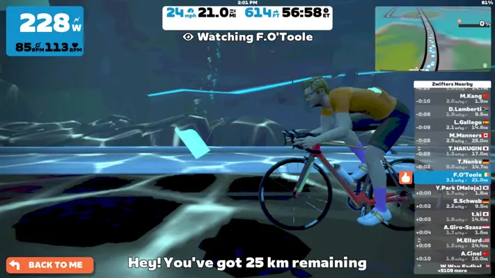 Zwift android App screenshot 1