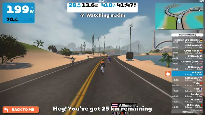 Zwift android App screenshot 2