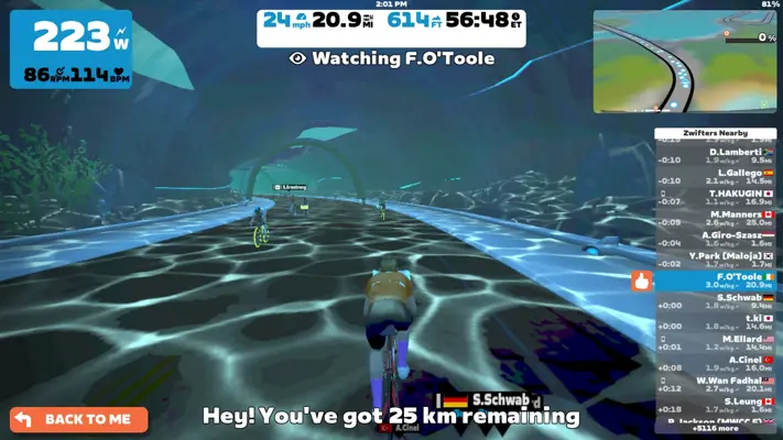 Zwift android App screenshot 3