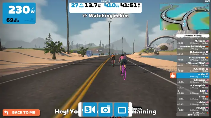 Zwift android App screenshot 4